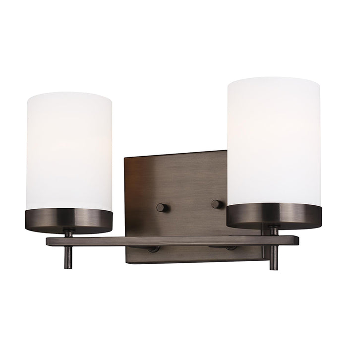 Sea Gull 4490302 Zire 2-lt 14" Bath Light