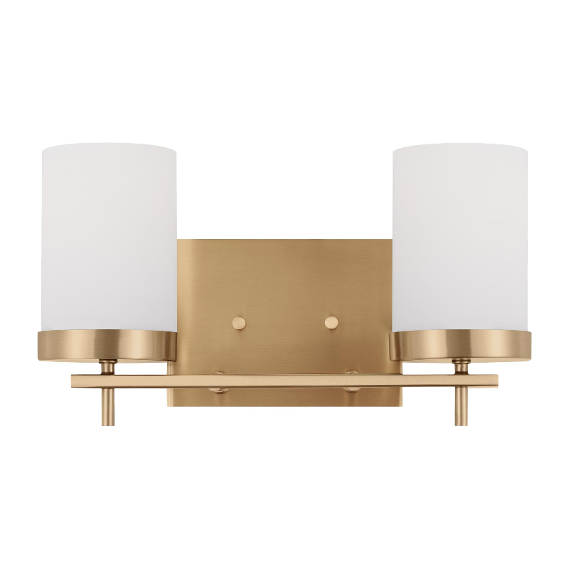 Sea Gull 4490302 Zire 2-lt 14" Bath Light