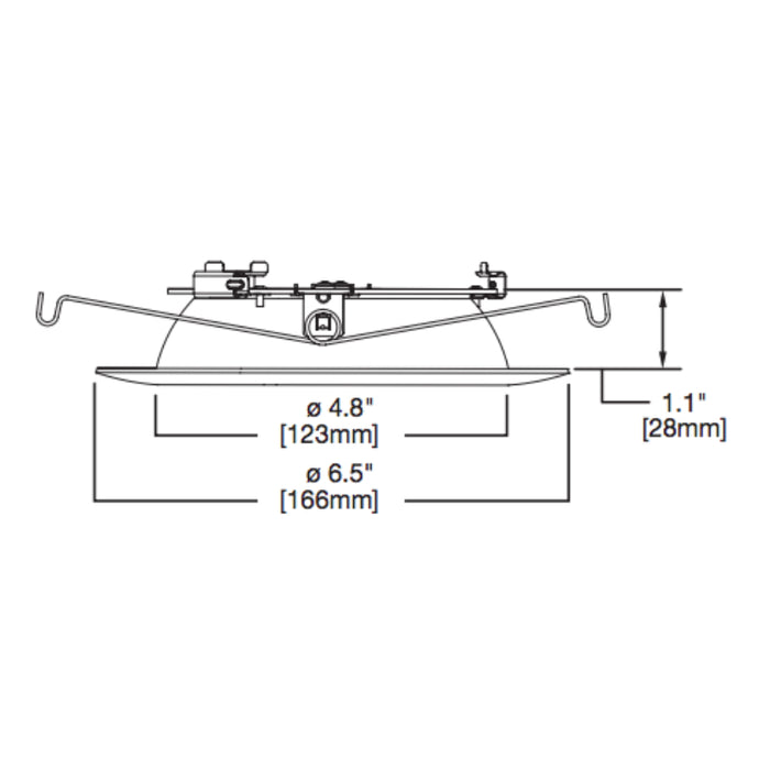 Halo 596 5" LED Shallow Baffle Trim