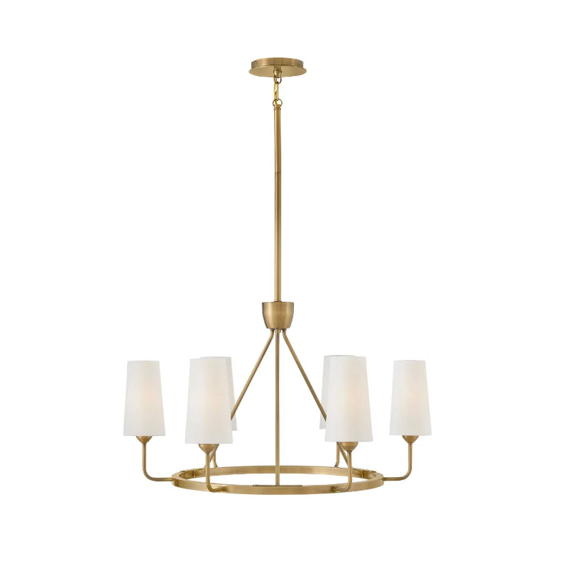 Hinkley 45006 Lewis 6-lt 29" LED Chandelier