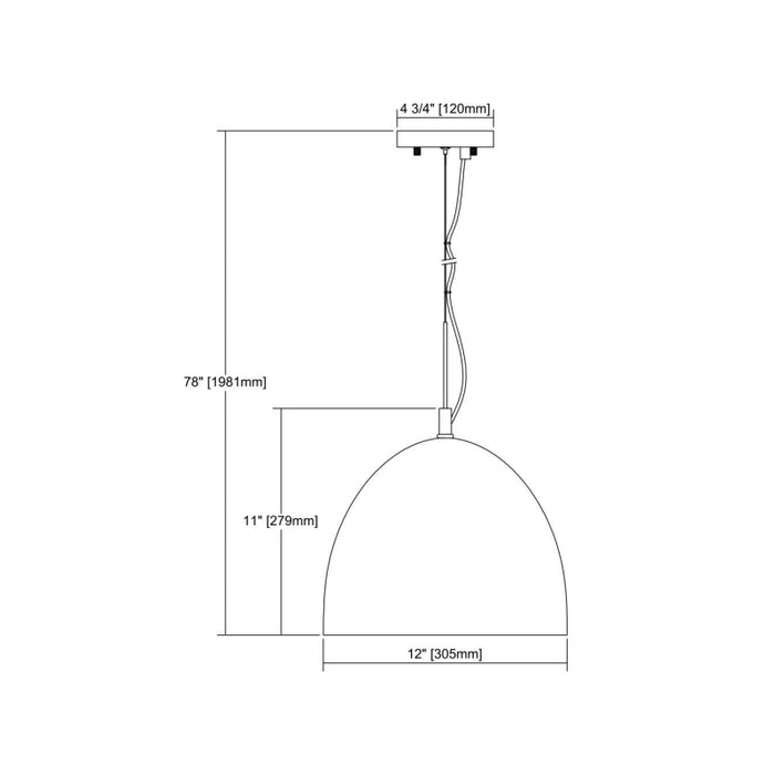 ELK 45334 Urban Form 1-lt Pendant