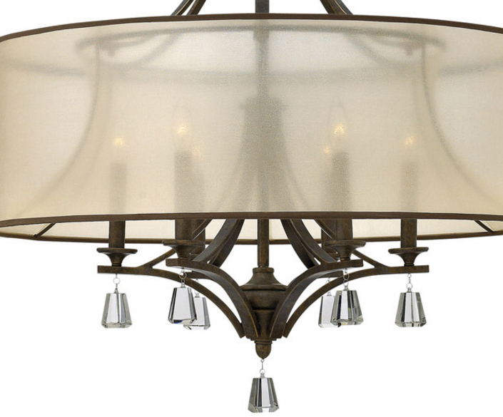 Fredrick Ramond FR45608 Mime 6-lt 30" LED Chandelier