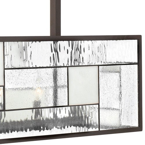 Hinkley 4575 Mondrian 5-lt 36" LED Linear Chandelier