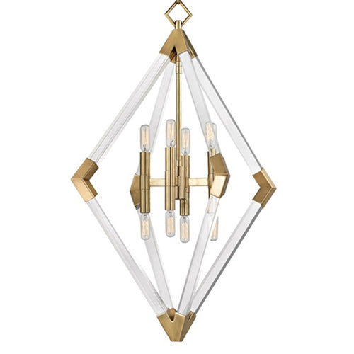 Hudson Valley 4623 Lyons 8-lt 24" Pendant