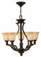 Hinkley 4655 Bolla 5-lt 24" LED Chandelier