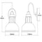 ELK 46560/1 Manhattan Boutique 1-lt 12" Tall Wall Sconce