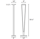 Sonneman 4674 V LED Torchiere