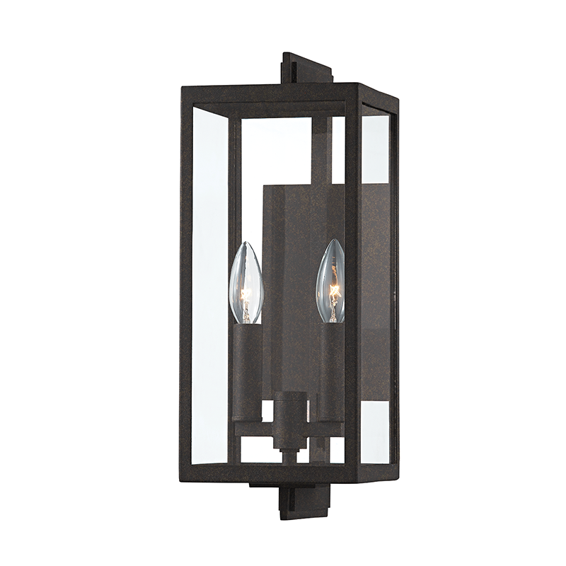Troy B5512 Nico 2-lt 16" Tall Outdoor Wall Sconce