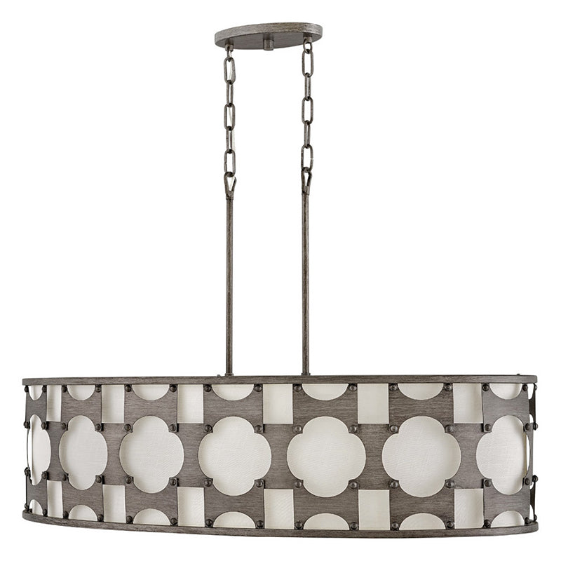 Hinkley 4738 Carter 6-lt 37" LED Linear Chandelier