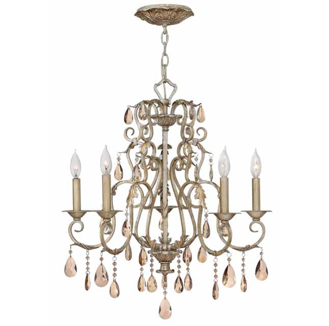 Hinkley 4775 Carlton 5-lt 24" LED Chandelier