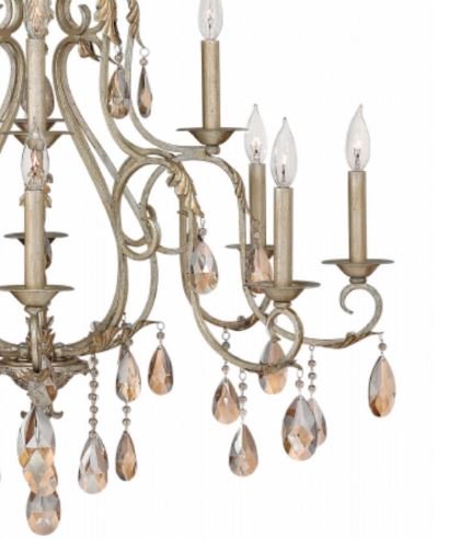 Hinkley 4778 Carlton 12-lt 35" LED Chandelier