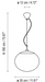 Bover Elipse S/30 2-lt 12" LED Pendant