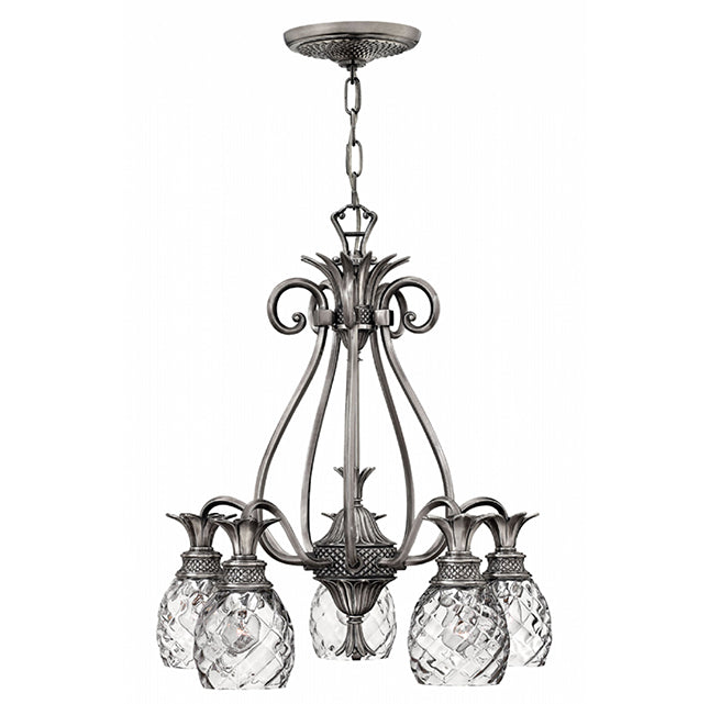 Hinkley 4885 Plantation 5-lt 22" LED Chandelier