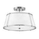 Hinkley 4893 Clarke 2-lt 15" LED Semi-Flush Mount