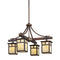 Kichler 49091CV Alameda 4-lt Outdoor Chandelier - LBC Lighting