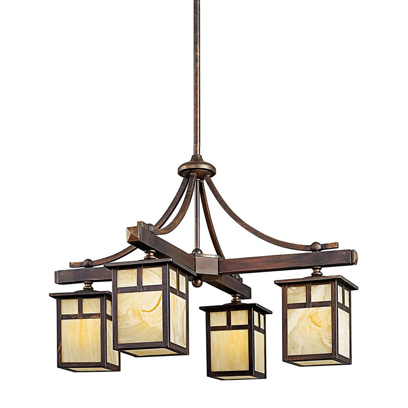 Kichler 49091CV Alameda 4-lt Outdoor Chandelier - LBC Lighting