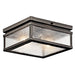 Kichler 49389 Manningham 2-lt 11.75" Wide Outdoor Ceiling Light - LBC Lighting