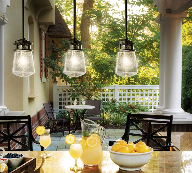 Kichler 49447 Lyndon 6" Wide Outdoor Hanging Pendant