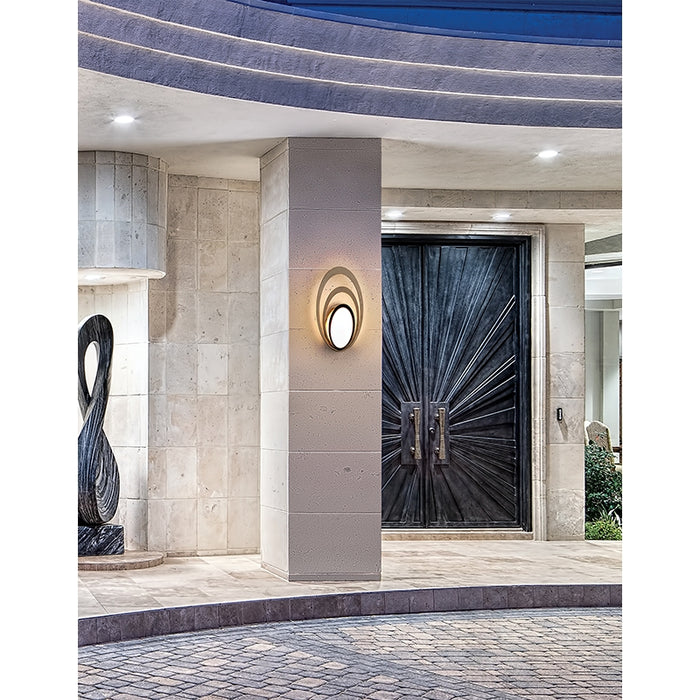 Troy B6503 Stratus Large LED Outdoor Wall Light