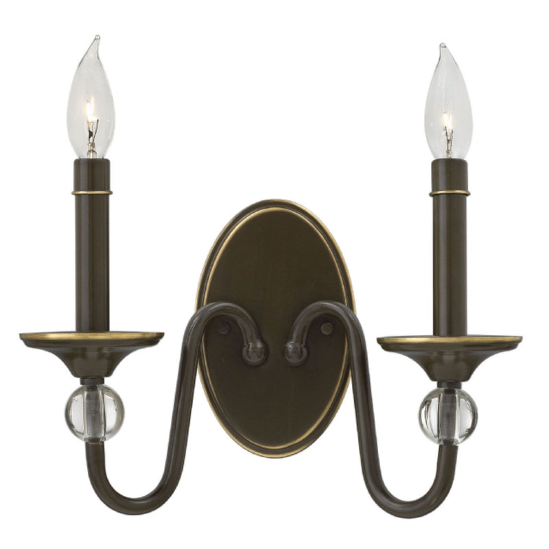 Hinkley 4952 Eleanor 2-lt 13" LED Wall Sconce