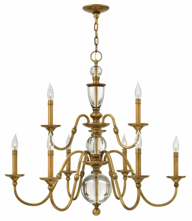 Hinkley 4958 Eleanor 9-lt 35" LED Chandelier