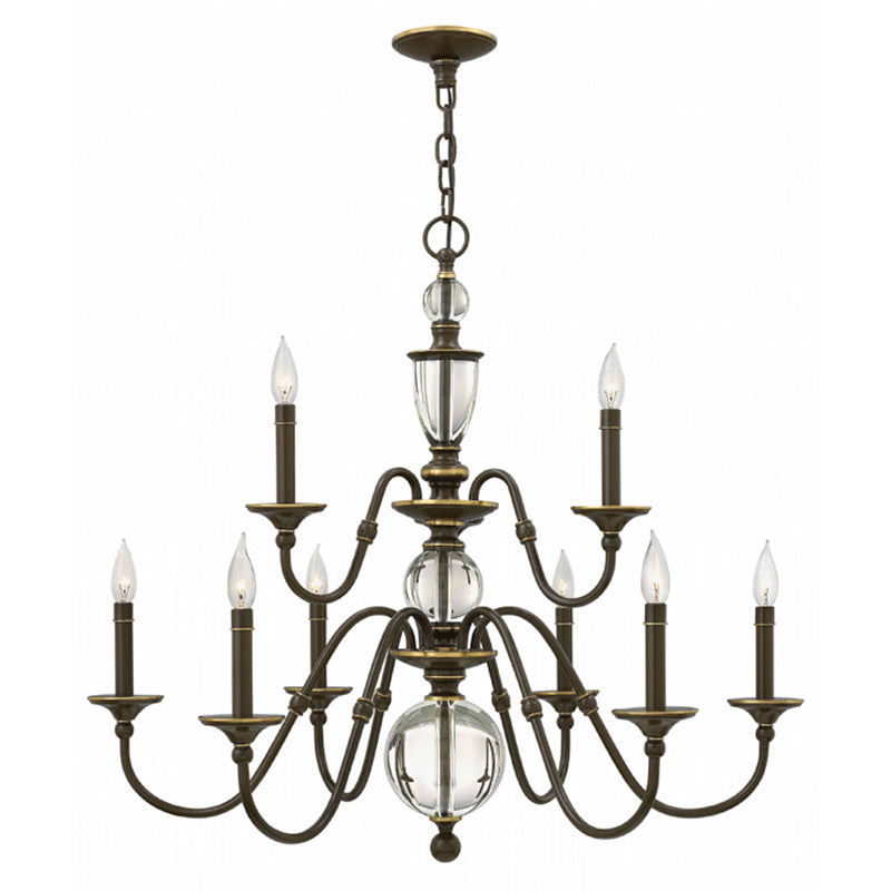 Hinkley 4958 Eleanor 9-lt 35" LED Chandelier