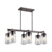 Kichler 49835 Lyndon 6-lt 36.75" Wide Outdoor Linear Chandelier - LBC Lighting