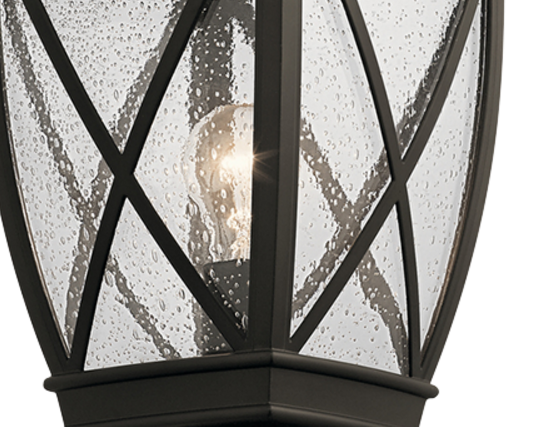 Kichler 49843 Tangier 1-lt 20" Tall Outdoor Post Mount