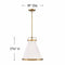 Hinkley 4993 Lark 1-lt 16" LED Pendant