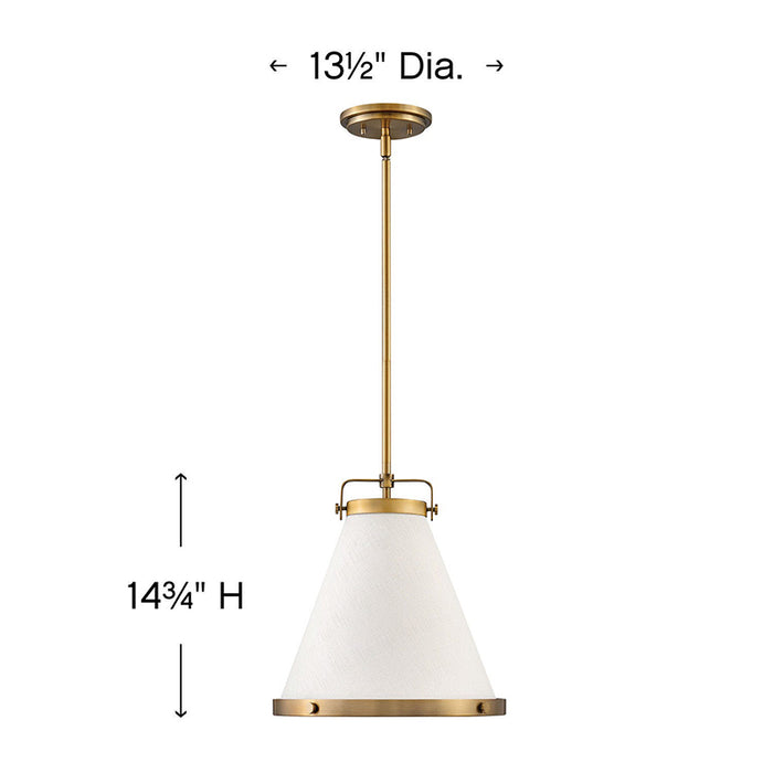 Hinkley 4997 Lark 1-lt 14" LED Pendant