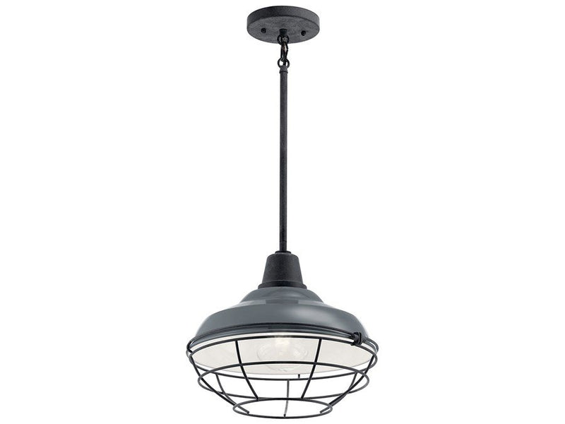 Kichler 49992 Pier 12" Wide Outdoor Convertible Pendant