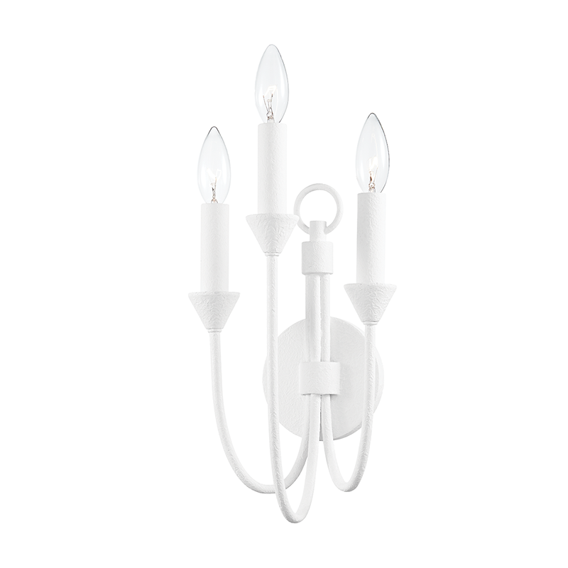 Troy B1003 Cate 3-lt 18" Tall Wall Sconce