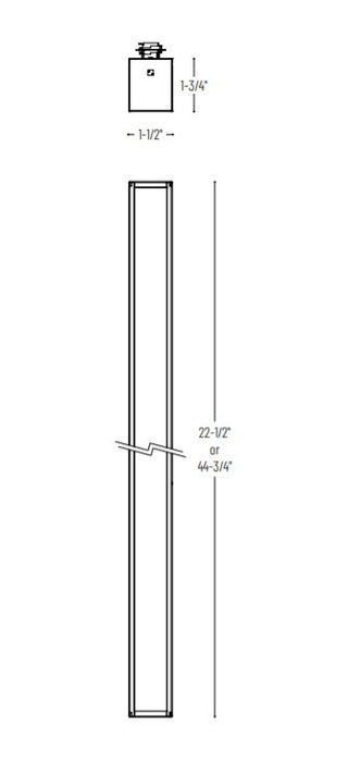 Nora NTE-LIN LED 4' Tunable T-Line Linear Track