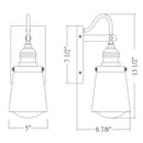 Savoy House 5-2066 Macauley 1-lt 14" Tall Outdoor Wall Lantern
