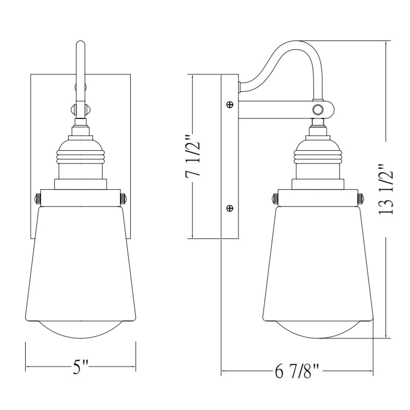 Savoy House 5-2066 Macauley 1-lt 14" Tall Outdoor Wall Lantern