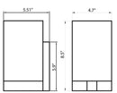 Access 50175 Archi 1-lt LED Wall/Vanity