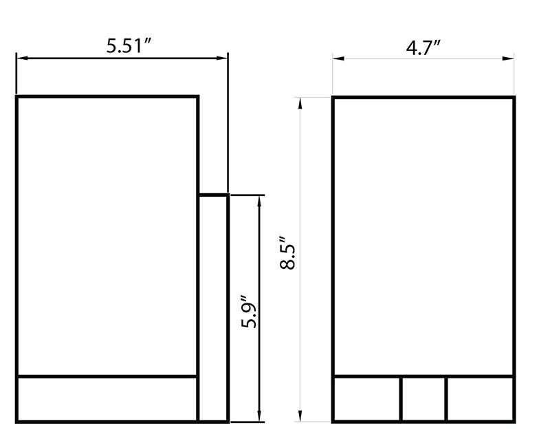 Access 50175 Archi 1-lt LED Wall/Vanity