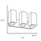 Access 50177 Archi 3-lt Wall & Vanity Fixture