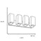 Access 50178 Archi 4-lt LED Wall/Vanity