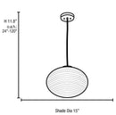 Access 50180 Callisto Ribbed 2-lt Pendant