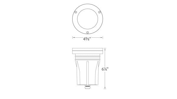 WAC 5031 3" 12V Landscape Recessed LED Inground