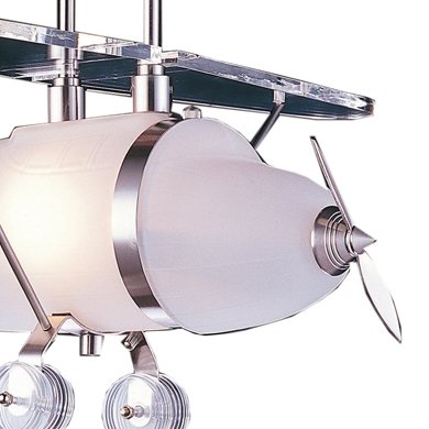 ELK 5051 Novelty Prop Plane 1-lt 19" Semi Flush Mount