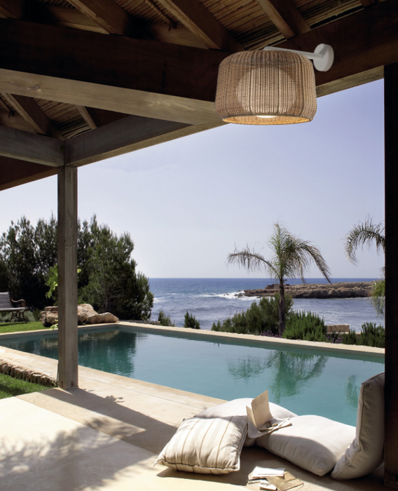 Bover Fora A 2-lt 20" LED Outdoor Wall Sconce
