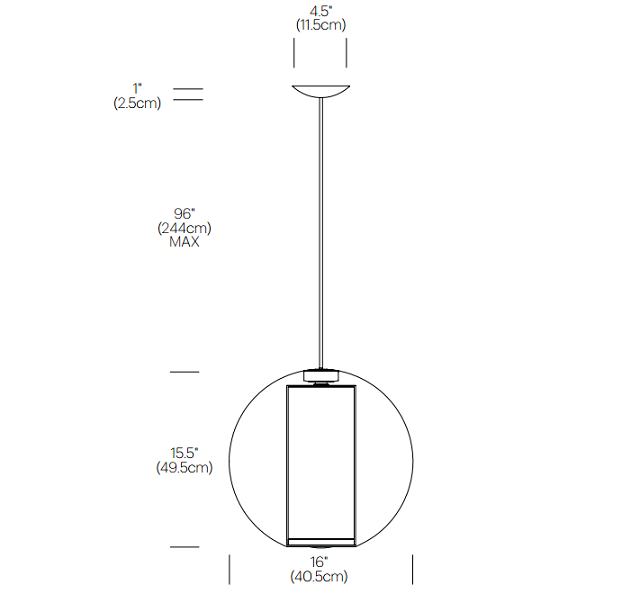 Pablo Design Bel Occhio Pendant