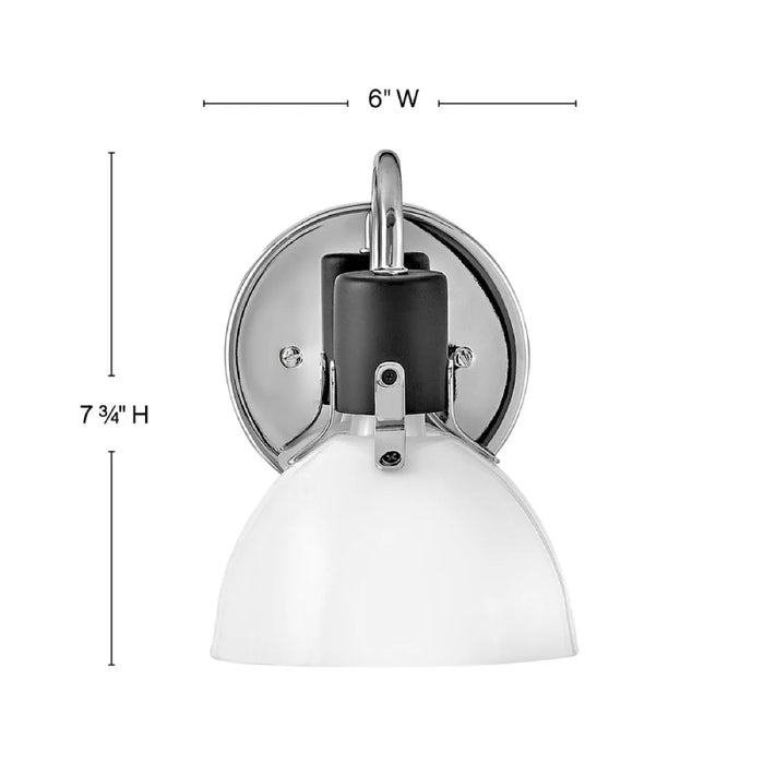 Hinkley 51110 Argo 1-lt 8" Tall LED Vanity Light