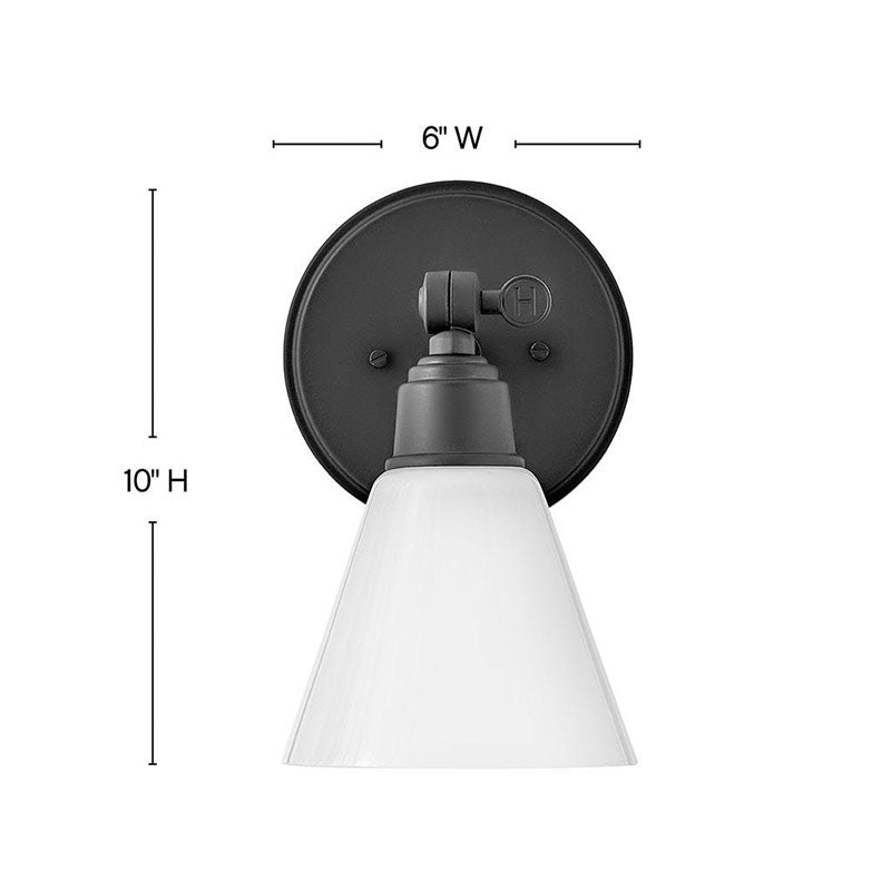 Hinkley 51180 Arti 1-lt 10" Tall LED Vanity