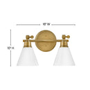 Hinkley 51182 Arti 2-lt 16" LED Vanity