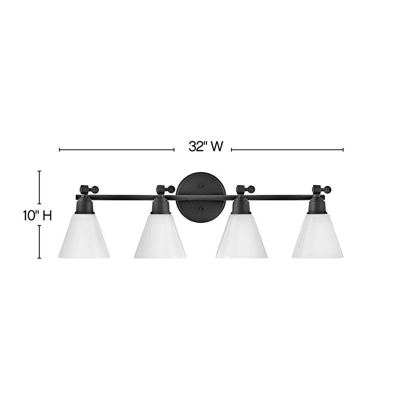 Hinkley 51184 Arti 4-lt 32" LED Vanity