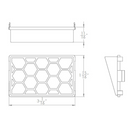 WAC 5121 Honeycomb Lens Lanscape Mini Wall Wash