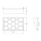 WAC 5121 Honeycomb Lens Lanscape Mini Wall Wash